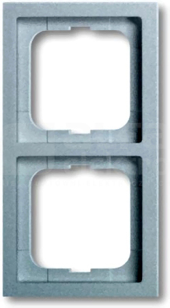 1722-183K-500 FUTURE LINEAR RAMKA 2-POZ.ALUSILVER