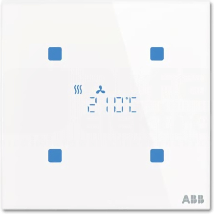 TR/U.1.1-CG 86x86mm czarny Regulator temperatury