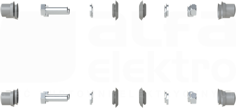 TZ608 Zestaw zaślepek i śrub Akcesoria