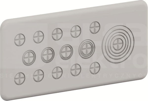 CZF4 ComfortLine 22x223x106mm Przepust pod dławiki metryczne