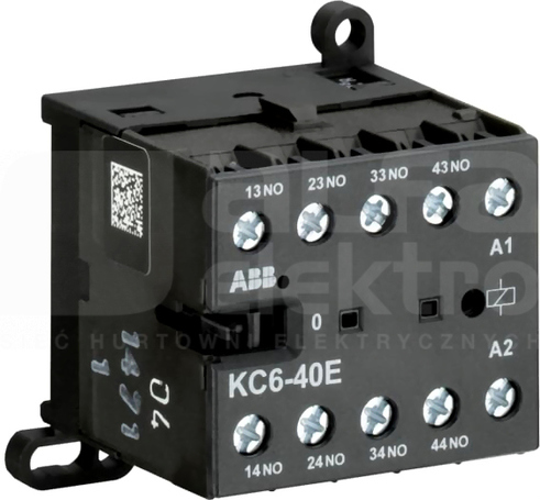 KC6-40E-05 220 ... 240VDC 4NO 0NC zaciski śrubowe Stycznik pomocniczy