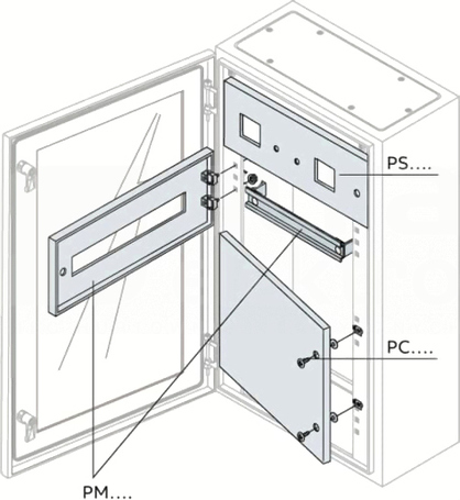 PM1836K 36M panel montażowy OBUDOWA SR AKCESORIA
