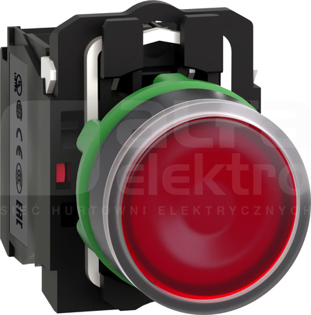 XB5AW34B5*LED, N/O+N/Z, 24V, PRZYC.PODSW.Z SAMO.POWR.
