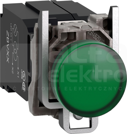 XB4BV5B3 400VAC LED ZIELONY Lampka sygnalizacyjna