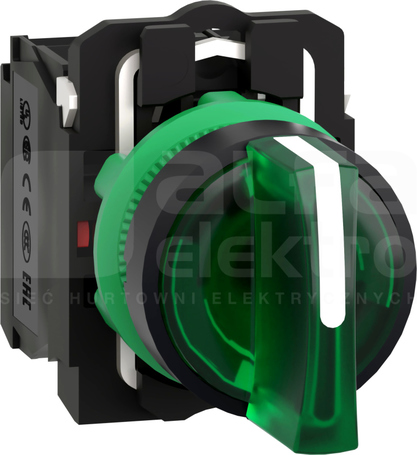 XB5AK133B5 24V zielony Przełącznik piórk.komp.podśw