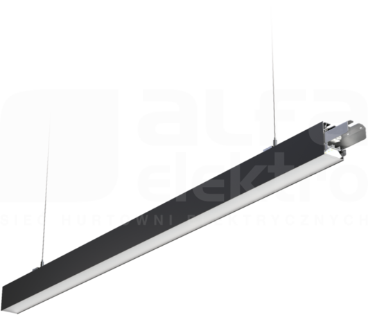 VOLICA 2.0 LED System 1500 ED 5650lm/840 PLX czarn Oprawa LED