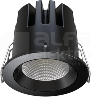 INTO R55 LED p/t ED 720lm/830 60st. 6W czarn/czarn Oprawa LED