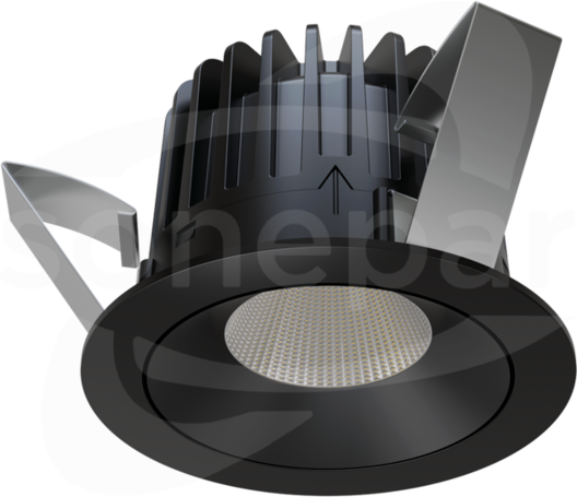 INTO R 100 LED p/t ED DALI 1200lm/830 55st. czarny Downlight LED do wbudowania