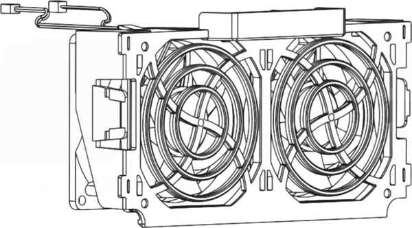 VX5VPS3001 DC24V D80x38MM Zestaw wentylatorowy