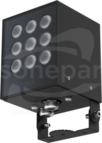 ICE CUBE 2.0 R ED 1300lm/840 10D IP65 czarny Oprawy LED