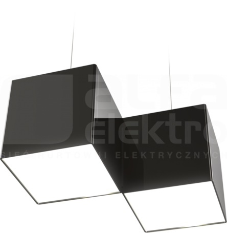 NOISE DIAGON LED zw ED 9W/840 700lm czarny połysk Oprawa dekoracyjna LED