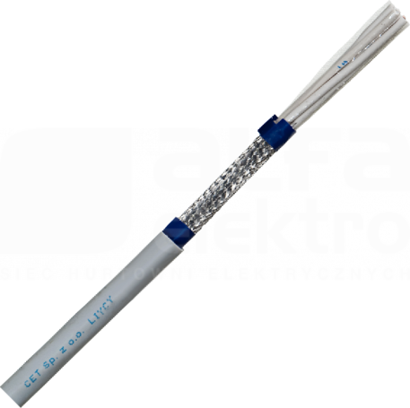 LIYCY 2x0,75 /300V Przewód do elektroniki ekranowany
