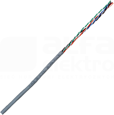 UTP 4x2x0,5 kat.5e drut (305m) Przewód teleinformatyczny