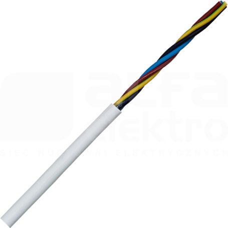 H05VV-F 3G2,5 biały Przewód warsztatowy (OWY)
