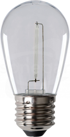 ST45 LED 0,9W niebieska E27 Źródło LED FILAMENT