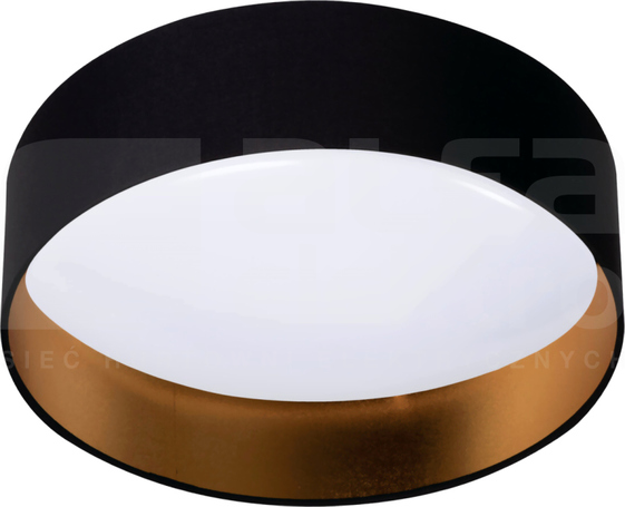 RIFA LED 17.5W/840 1500lm czarno-złoty Plafon LED
