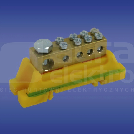 Z-0001/B żółto/zielony Listwa zaciskowa