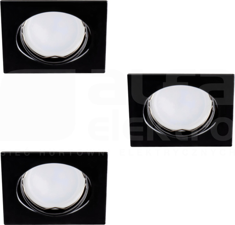 TRIBIS II L B  1 x max10W GU10 (źródło w kpl) 3szt Oprawa LED dekoracyjna