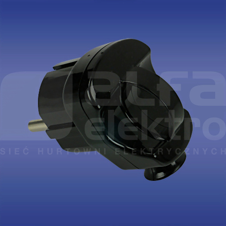 AWA-WK 2P+Z 16A 250V Wtyczka rozbieralna kątowa z uchwytem