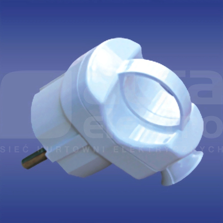 AWA-WN 2P+Z 16A 250V Wtyczka kątowa schuko z uchw