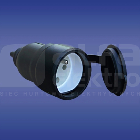 AWA-GO 2P+Z 16A 250V Gniazdo wtyczkowe proste