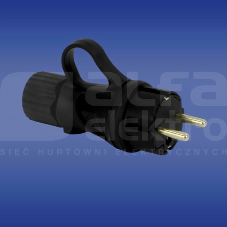 FWG 2P+Z IP44 Wtyczka gumowa