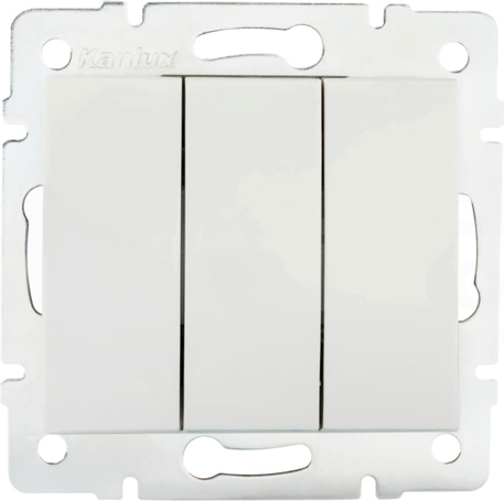 LOGI 02-1090-102 biały Łącznik potrójny