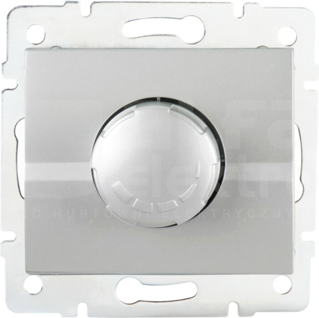 LOGI 02-1160-143 srebrny Ściemniacz obrotowy 500W z filtrem