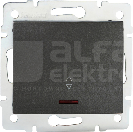 LOGI 02-1140-141 grafit Łącznik schodowy z LED