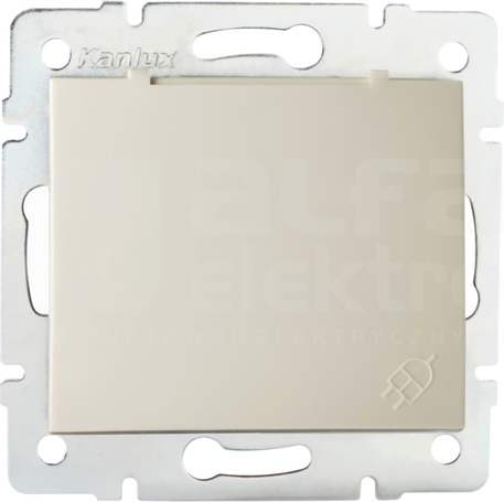DOMO 01-1560-103 kremowy Gniazdo francuskie IP44