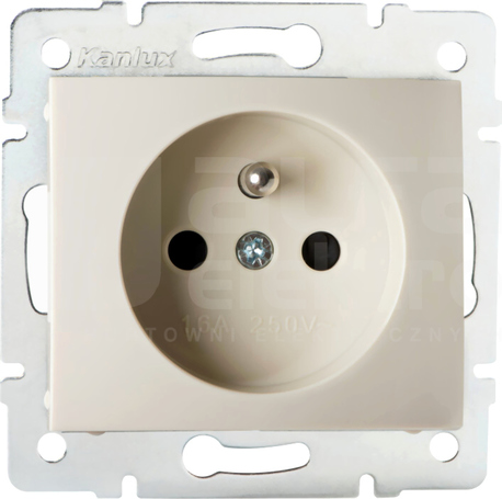 DOMO 01-1251-103 kremowy Gniazdo 1x francuskie
