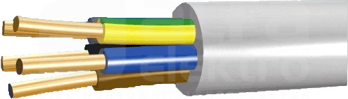 YDY 5x2,5 żo /750V Przewód instalacyjny