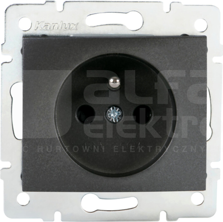 DOMO 01-1251-141 grafit Gniazdo 1x francuskie