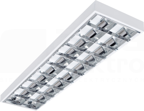 NOTUS 4LED 236 NT Oprawa pod LEDtube rastrowa natynkowa