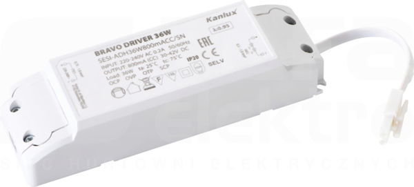 BRAVO DRIVER 36W Zasilacz