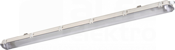 DICHT 4LED PI 2x36W PS IP65 szary Oprawa pod tuby LED