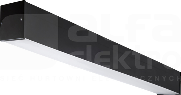 ALIN 4LED 1X150-B-NT IP20 czarny Oprawa pod tuby LED