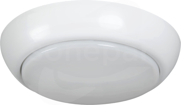 ERTON 240 2xmax15W E27 IP44 biały Plafon LED