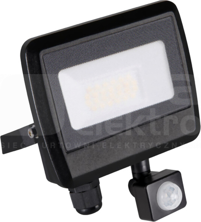 ANTEM LED 20W/840 1600lm IP44 czarny Oprawa LED z czujnikiem ruchu