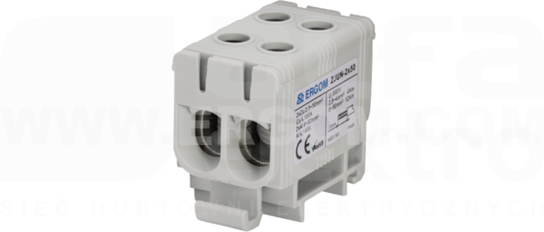 ZJUN-2x50 szary Złączka