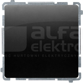 BASIC/M 16A czarny mat Łącznik jednobiegunowy