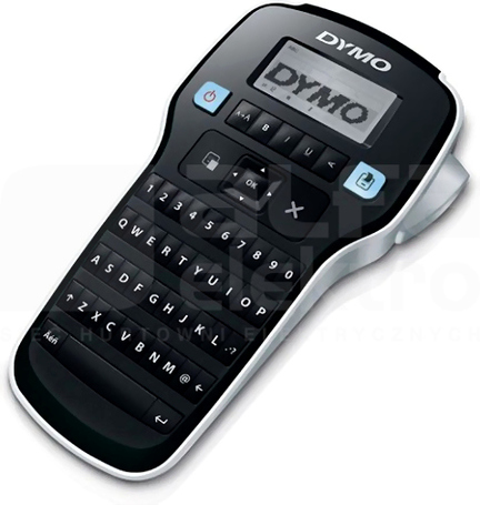 LM160 DRUKARKA Labelmanager D1 taśma 12mm, czarny nadruk na białym