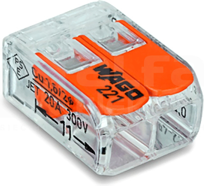 Typ 221-412 (16szt) Zestaw złączek