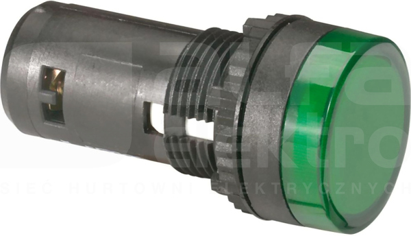 OSMOZ Ba9S zielony Lampka sygnalizacyjna do wbudowania
