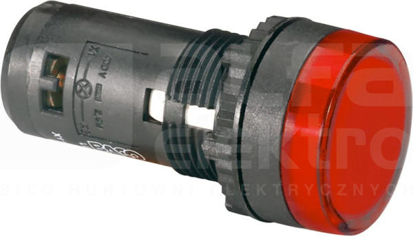 OSMOZ 130V czerwony Lampka sygnalizacyjna LED