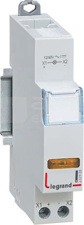 12/48VAC/DC żółty Lampka pojedyncza LED