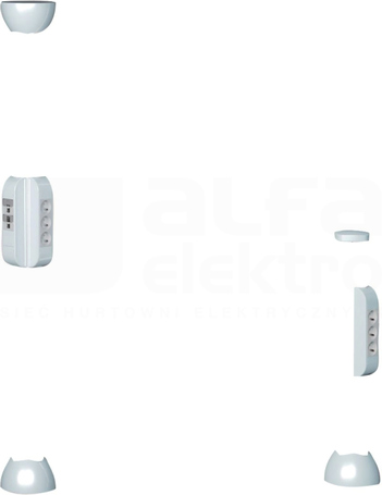 DLP 3,9m aluminium Kolumna czteroprzedziałowa