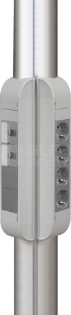DLP 0,7m aluminium Kolumna okrągła