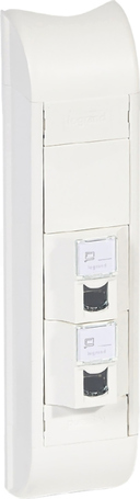 DLP 2xRJ45 2M biały Blok kolumnowy