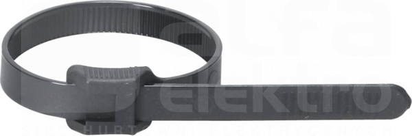9,0x262mm czarny UV (100szt) Opaska kablowa